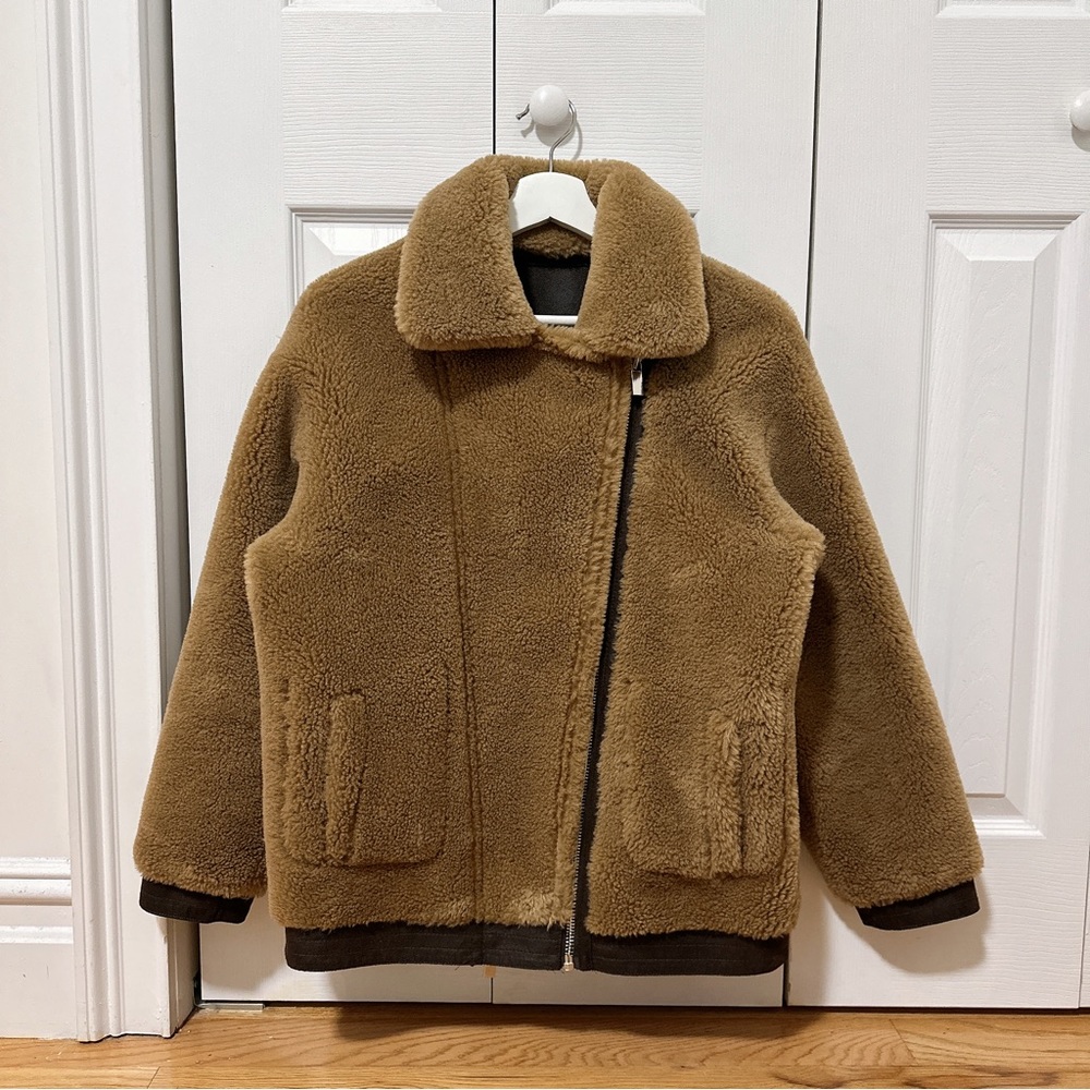 Mango Faux Shearling Reversible Jacket - image 7